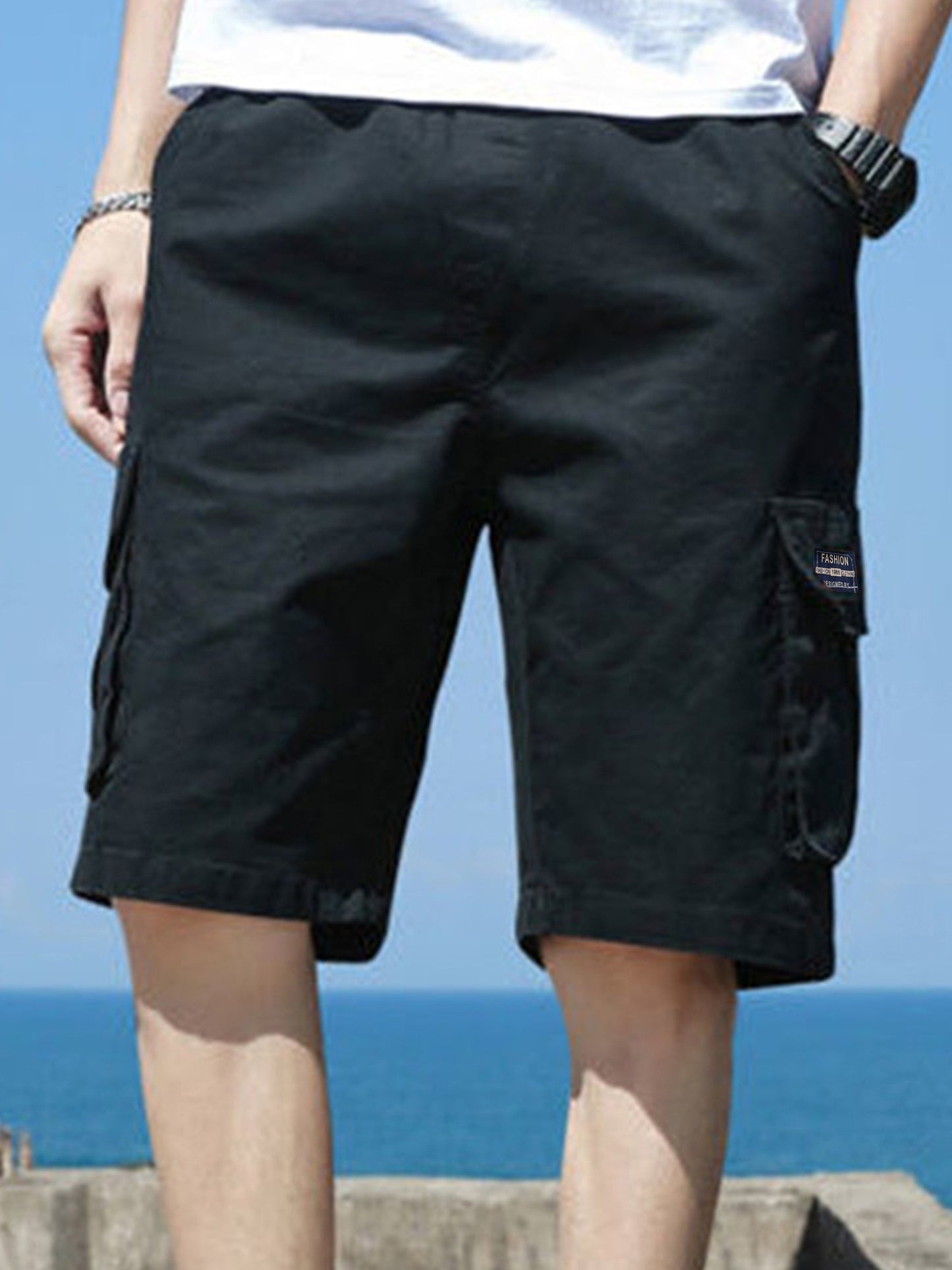 Men's Oversized Cargo Shorts for Outdoor/Workout, Plus Size