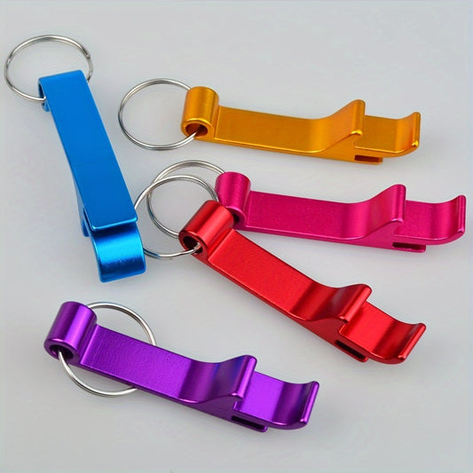 50 personalized metal bottle opener keychains with engraved text, perfect for weddings, parties, events, and gifts.