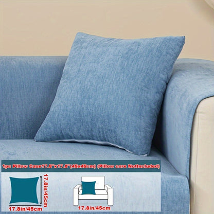 Chenille Sofa Cover suitable for armchairs to 4-seater sofas, pet-friendly, non-slip, machine washable - 1pc.