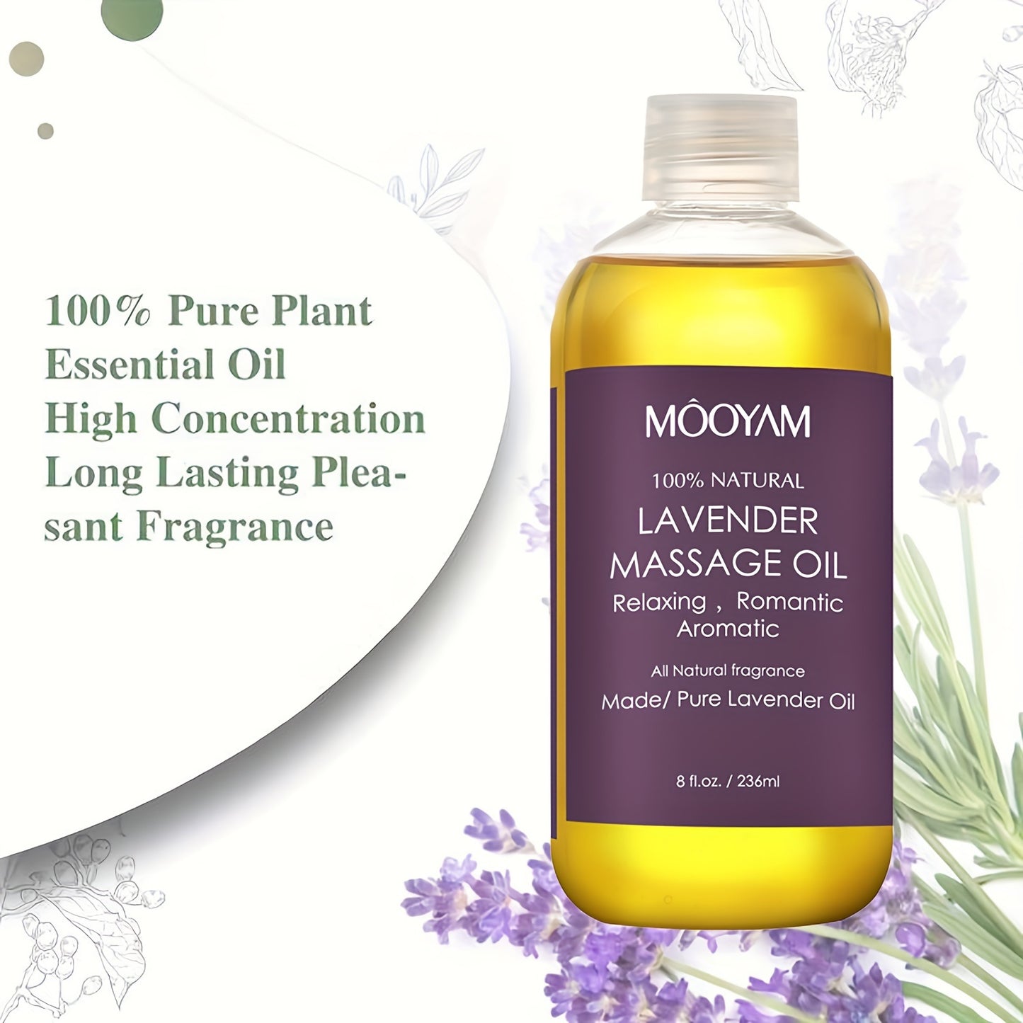 1 piece of Natural Lavender Essential Oil for Moisturizing Skin