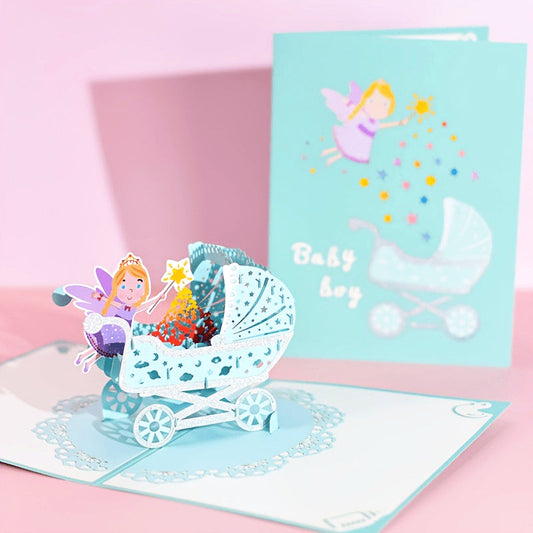 3D Pop Up Birthday Card with Greeting, Perfect for Christmas, Halloween, Thanksgiving, New Year's, and Valentine's Day Gifts