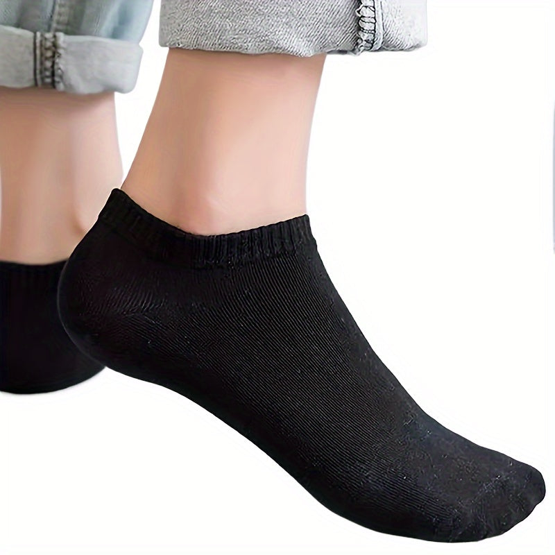 10 pairs of breathable and lightweight unisex ankle socks.