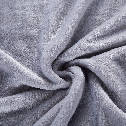 Luxurious Solid Color Flannel Fleece Throw Blanket - Modern Style, Ultra Soft and Cozy for Bed and Home Decoration.