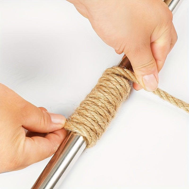 Jute twine rope for DIY crafts, gift wrapping, and decorative projects