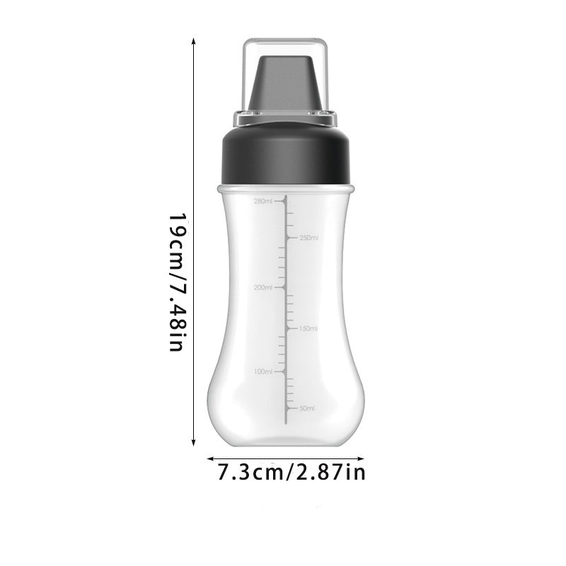 Plastic squeeze bottle for sauces - hand wash only, PVC free, food-grade kitchen dispenser for condiments like salad dressing, ketchup, honey, and jam. Ideal for home use.