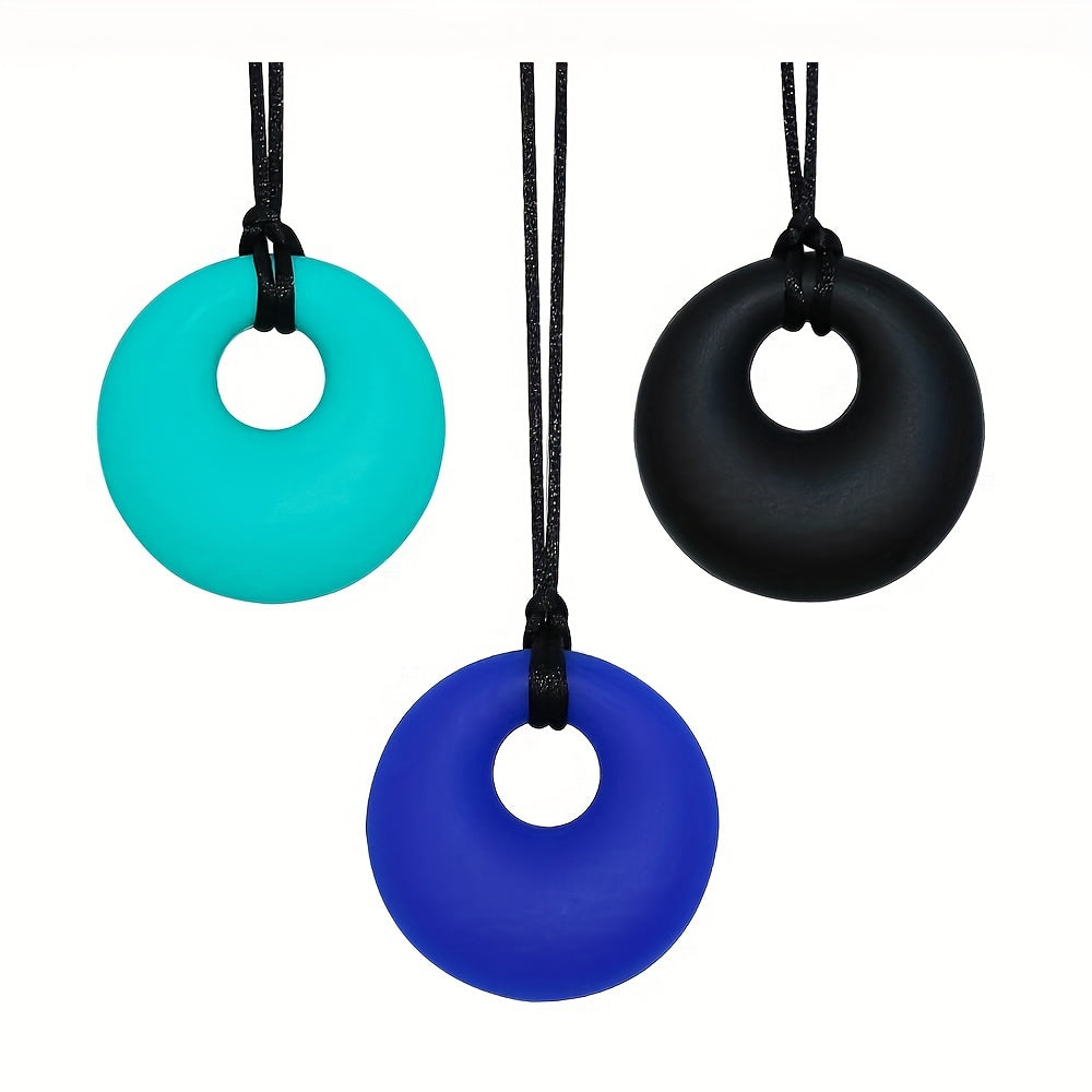 Specially designed silicone foam necklace for kids - Calming teething accessory, promoting relaxation and sensory oral care, ideal present for children