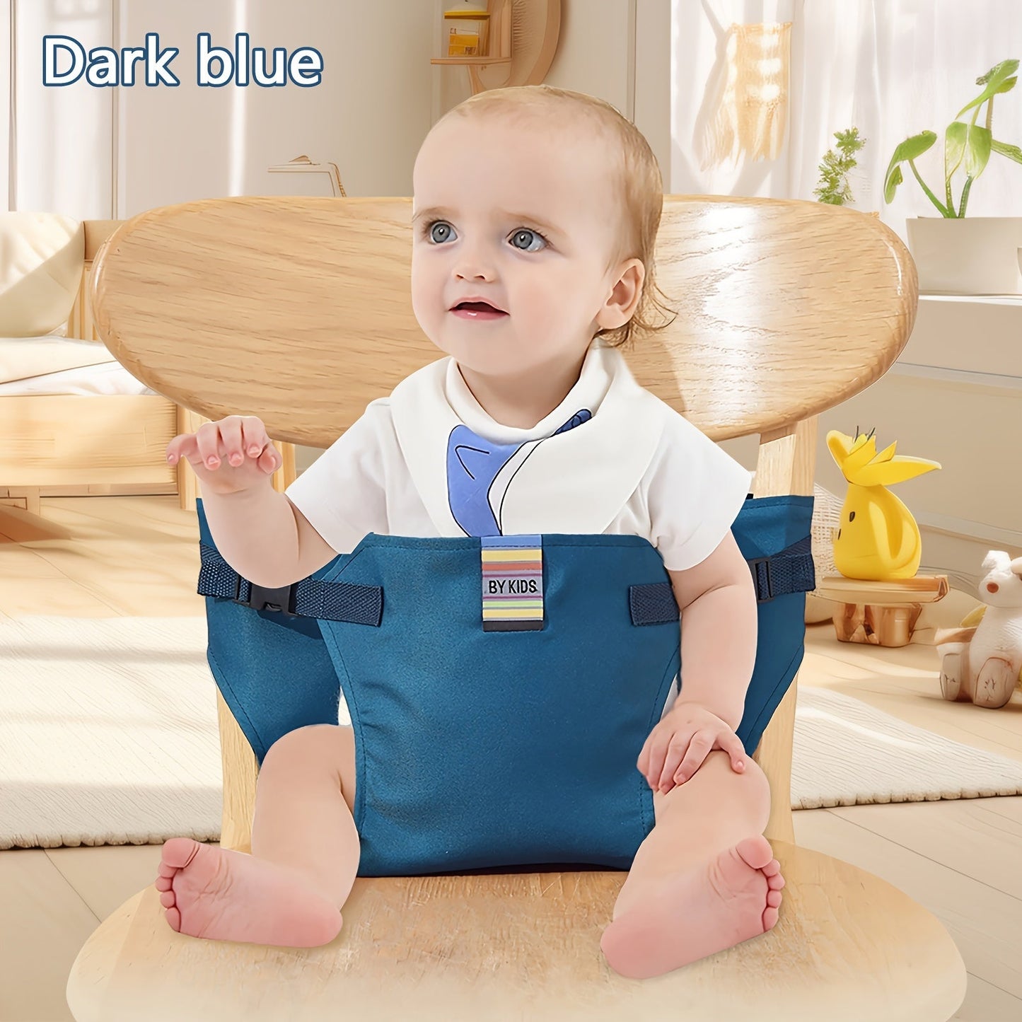 Keep your little one safe with our adjustable, foldable, and waterproof dining safety harness designed for youngsters aged 0-3 years. Perfect for home or travel, it makes an ideal gift for Christmas, Thanksgiving, or Youngsters' Day.