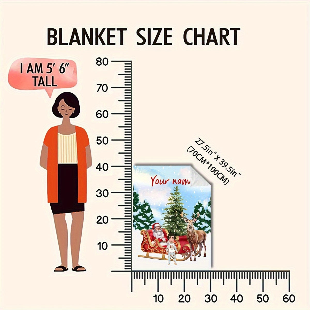 Warm and Cozy Polyester Flannel Fleece Throw Blanket with Customizable Christmas Style. This Multifunctional Decorative Blanket is perfect for all seasons with a Contemporary Style, Digital Print, Knitted design, and Polyester Lining. Available in Mixed