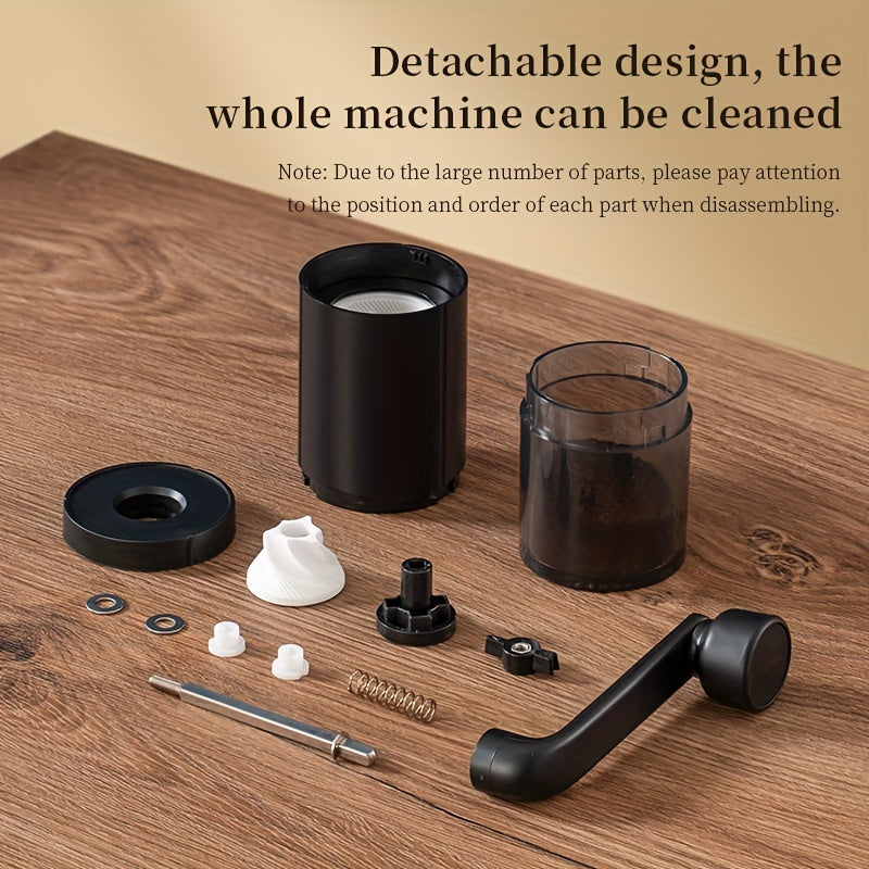 Hand Coffee Grinder: This hand-operated coffee machine allows you to grind coffee beans to your preferred thickness. It also features an adjustable setting for fine grinding. The grinder includes a generous storage compartment for ground coffee powder.