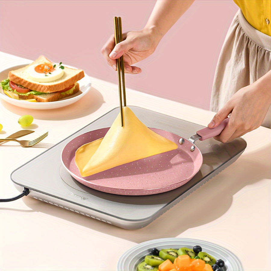 Enhance your cooking experience with this 3-piece set of premium non-stick omelet pans. Made with a durable coating, these aluminum pans are perfect for making eggs, pancakes, and more. Easy to clean and designed for healthier cooking, these kitchen