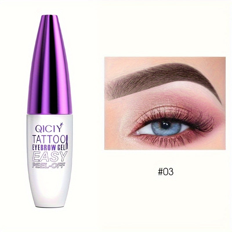 Semi-Permanent Eyebrow Tattoo Gel with Long-Lasting Waterproof Effect