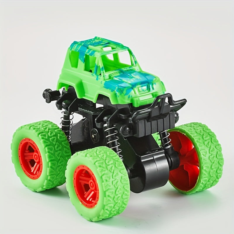 Inertia Off-Road Toy Climbing Car Model for Youngsters with Four-Wheel Drive and Random Patterns.