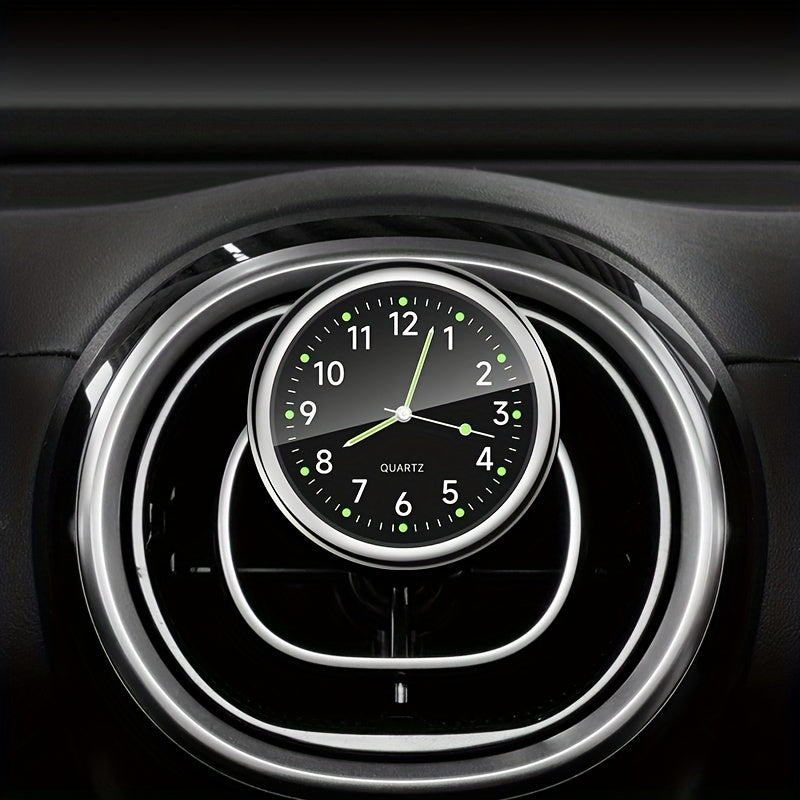 High-end car owners can decorate their dashboard with a glow-in-the-dark decorative clock.