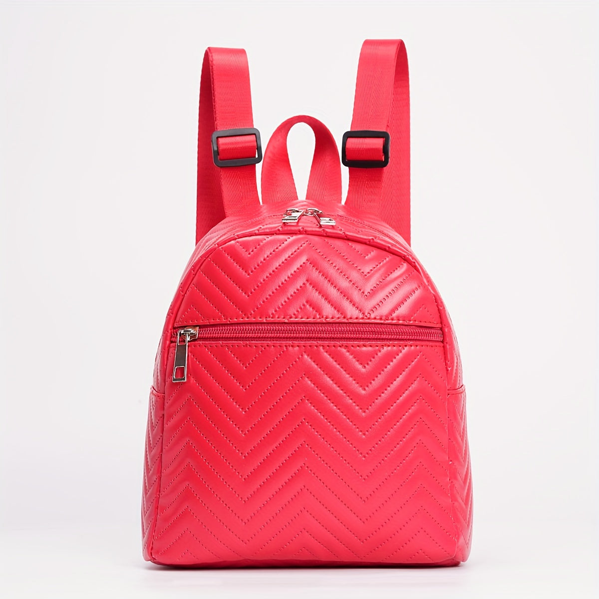 Women's Wavy Pattern Backpack with Large Capacity, Trendy and Casual for Traveling, Hiking, or as a Baby Diaper Bag