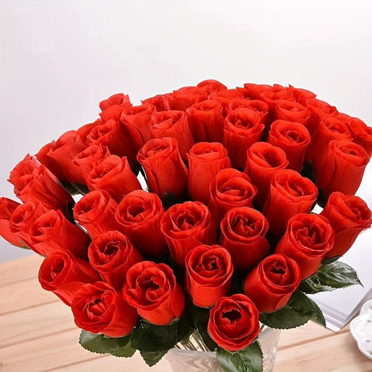 20 Artificial Rose Bouquet Flowers for various occasions, vase not included