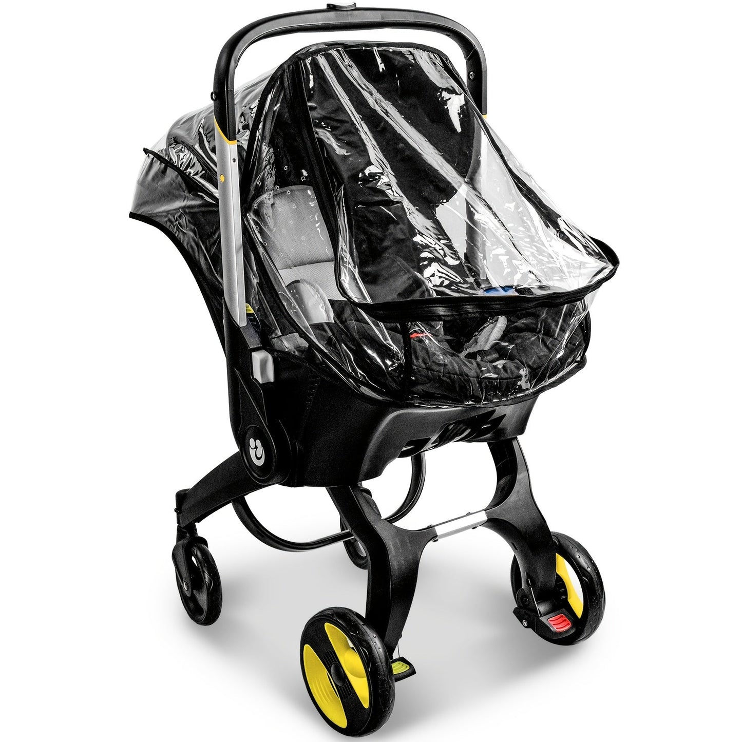 Protect your baby from the elements with our Universal Stroller Rain Cover. This waterproof and windproof accessory will shield your little one from dust, snow, and any inclement weather while out for a stroll. Perfect for keeping your baby dry and