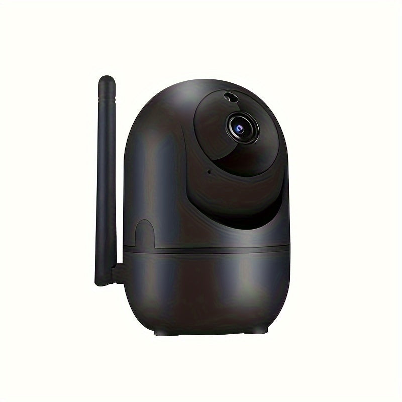 Wireless security camera with 1080P HD, auto-tracking, motion detection, night vision & two-way audio - perfect for home monitoring.