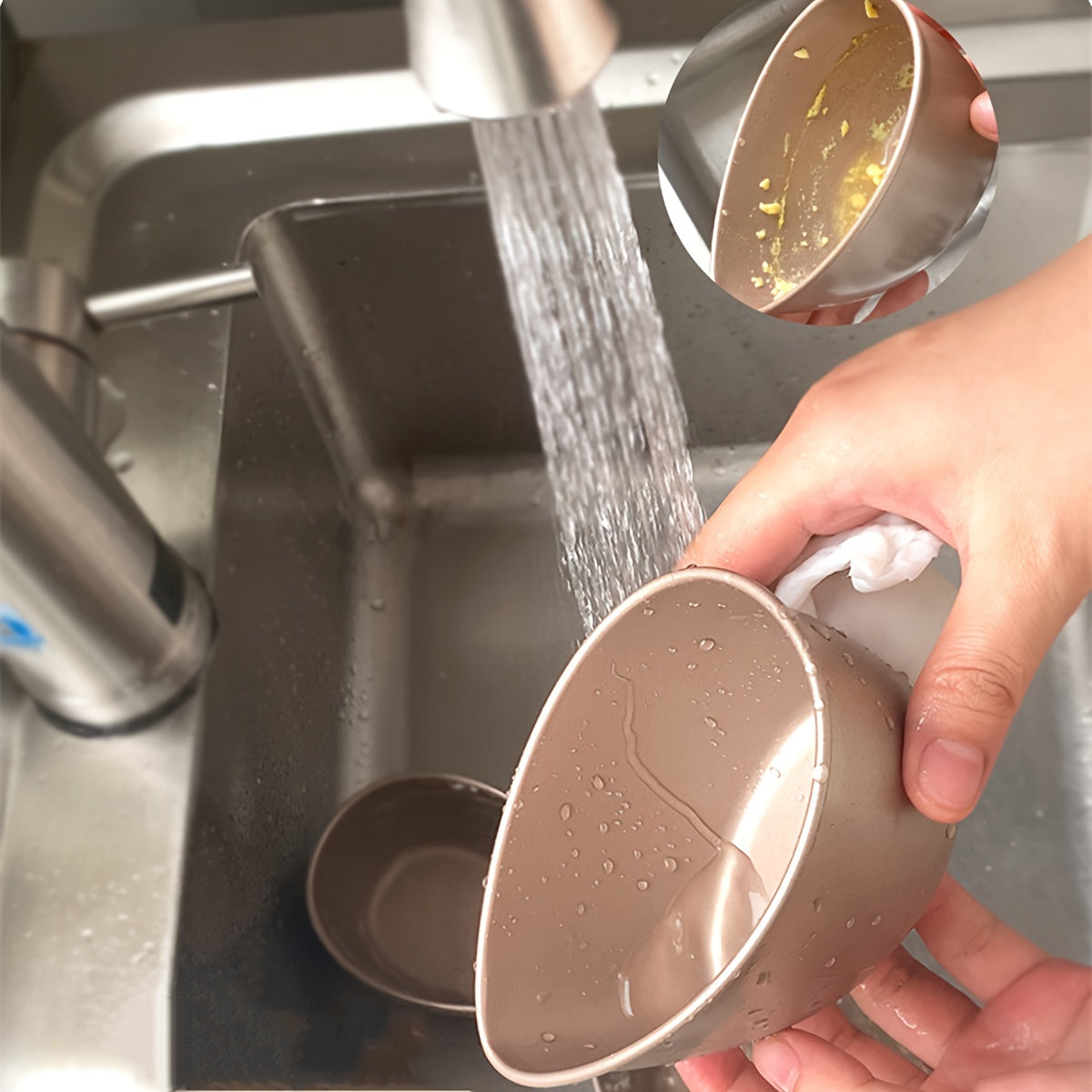 One bowl for steaming eggs made of carbon steel, non-sticky, and easy to clean. Ideal for poached egg stew, egg custard, pudding cake, and other steamed egg recipes.