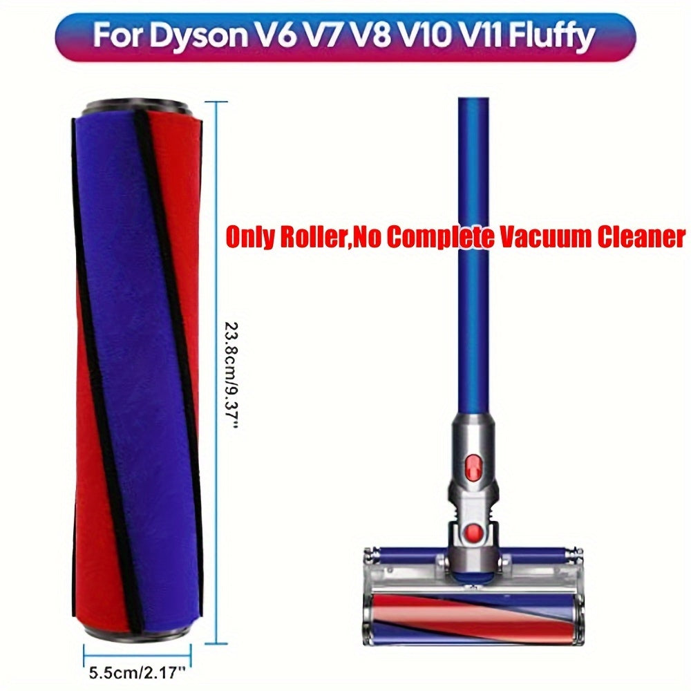 Замена мягкого валика для пылесосов Dyson V6 V7 V8 V10 V11 - номер детали 966488-01. Подходит только для щеток Fluffy. Эффективно очищает.