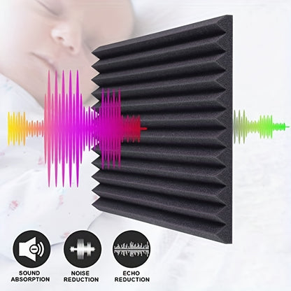 50 Studio Acoustic Foam Wall Panels - 2.54cm X 30.48cm X 30.48cm