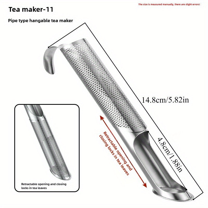 An easy-to-use tea brewing set includes a stainless steel hanging tea filter screen, perfect for those looking for a hassle-free tea-making experience and preventing any leaks.