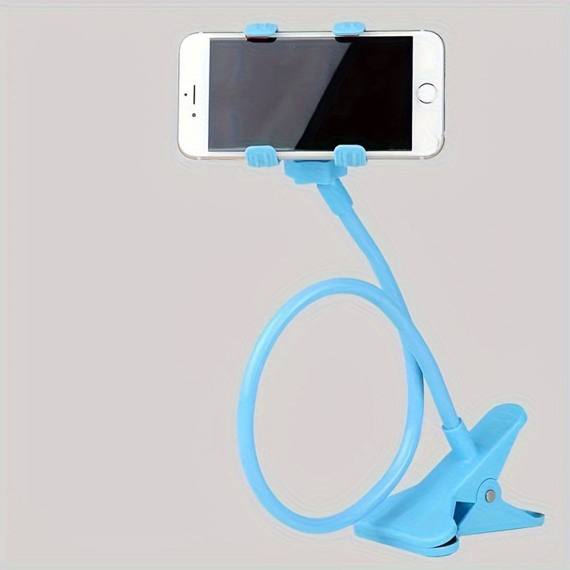 Versatile mobile phone holder ideal for bedside and desktop use, perfect for live streaming and video calls.