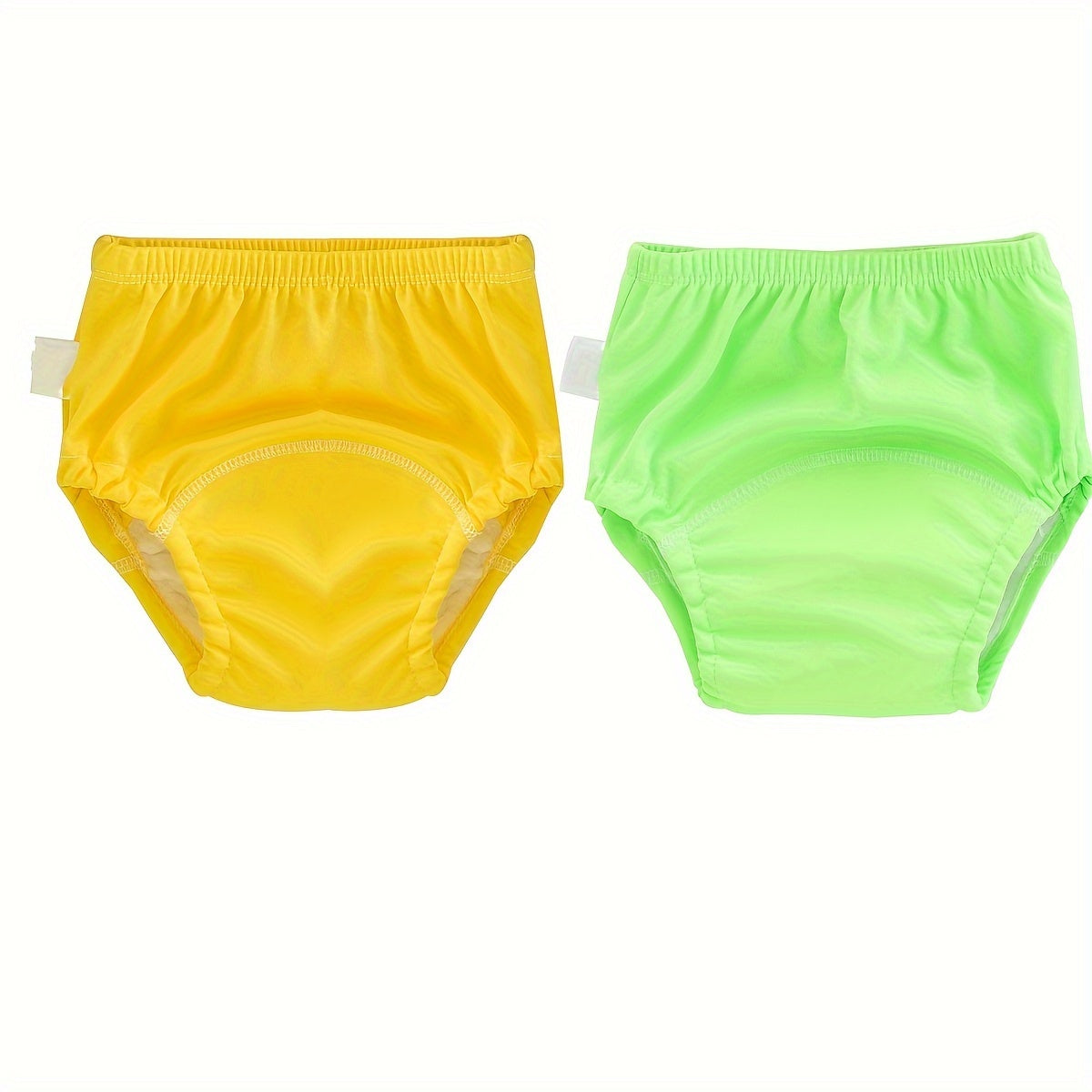 Two-pack of Toddler Training Pants, 6 layers of washable absorbent cotton designed for boys and girls aged 0-3 years, ideal for potty training.