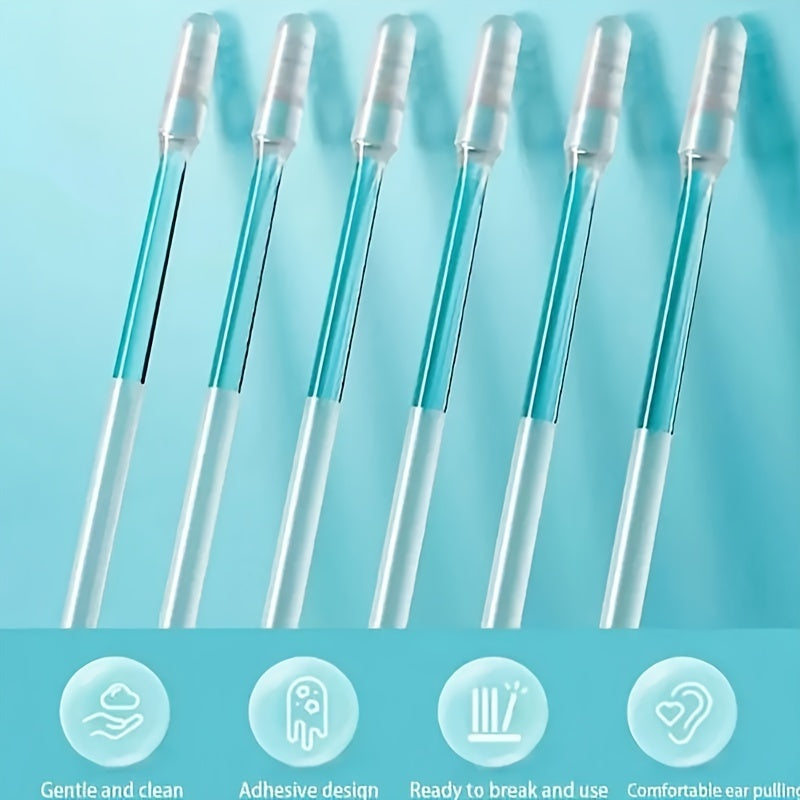 24 disposable ear cleaning swabs with soft silicone tips for gentle and safe earwax removal. Suitable for adults, seniors, and youngsters. Fragrance-free.