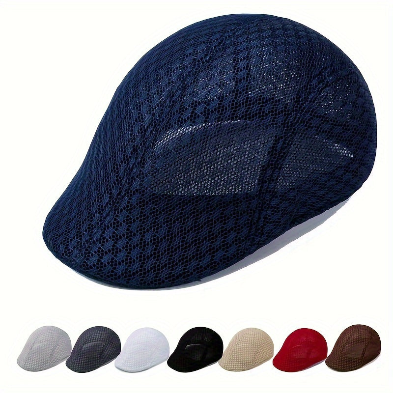 Breathable mesh cap for summer vacations, made of polyester