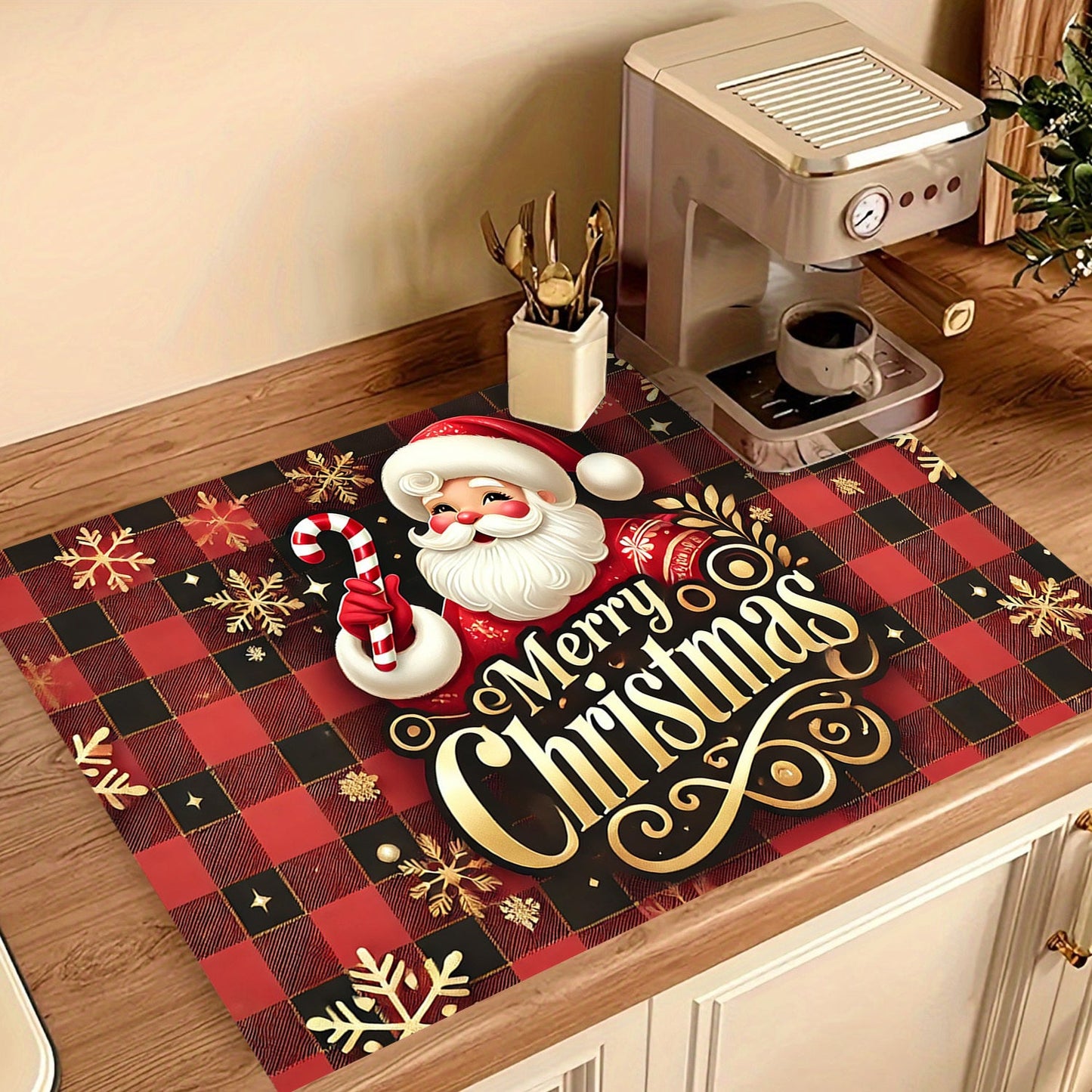 Anti-Slip and Waterproof Stove Top Cover for Christmas - Protects Electric Glass Stoves, Prevents Scratches, Can Also Be Used for Cooktops, Washers, Dryers, and Ironing Mats. Easy to Clean and Heat Resistant. Comes in a Set of 1.