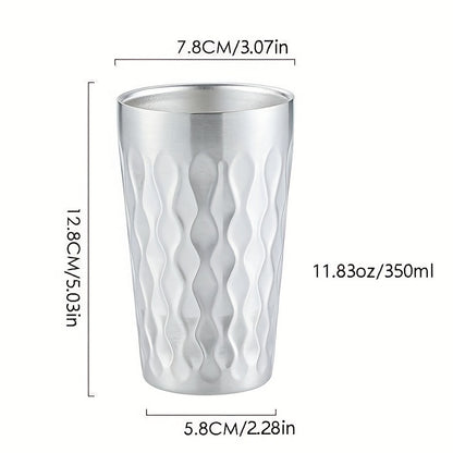 Premium stainless steel cups for both men and women.