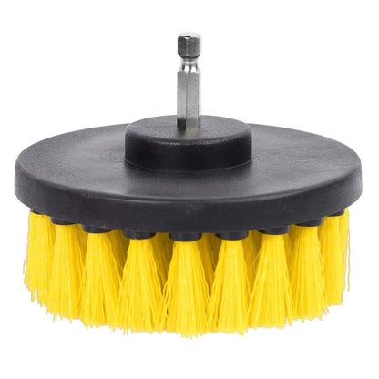 Set of 3 Multi-Surface Cleaning Brushes - Perfect for Cleaning Floors, Grout, Bathtubs, Showers, Tiles & Car Detailing - Made of Tough PP Material