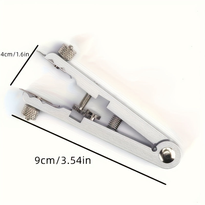 Watchmakers' V-Type Bracelet Spring Bar Pliers - Tool for Removing and Replacing Spring Bars on Watch Straps