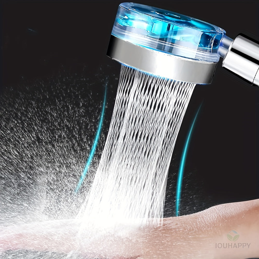 1 Turbocharged shower head with mist head, plastic design, supercharged performance, and Lotus Fluffy water heater - delivering a luxurious shower experience without additional accessories.