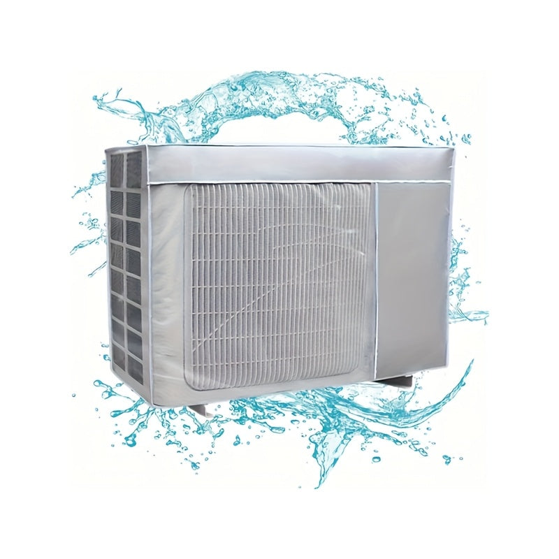 One Piece Outdoor Air Conditioner Cover - Protects from Rain, Sun, and Dust for Central Units