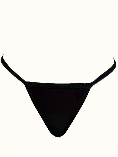 Sexy low-rise thongs for women with a simple, stylish design.