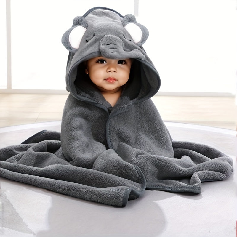 The Bathrobe Bath Plus Size Baby Bath Towel is made with ultra-fine fiber for super strong water absorption and quick drying. It can be used in the bathroom, at the beach, or as a fun cartoon cloak. Perfect for a Christmas, Halloween, or Thanksgiving