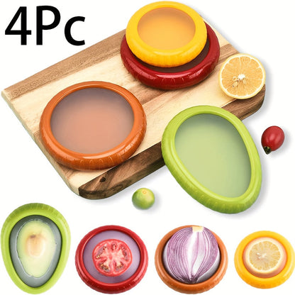 The Silicone Fruit Storage Box is a convenient and easy-to-clean way to keep your fruits and vegetables fresh. It can be used to store avocados, onions, and other produce, and is reusable for long-lasting use. The elastic pods help to maintain the