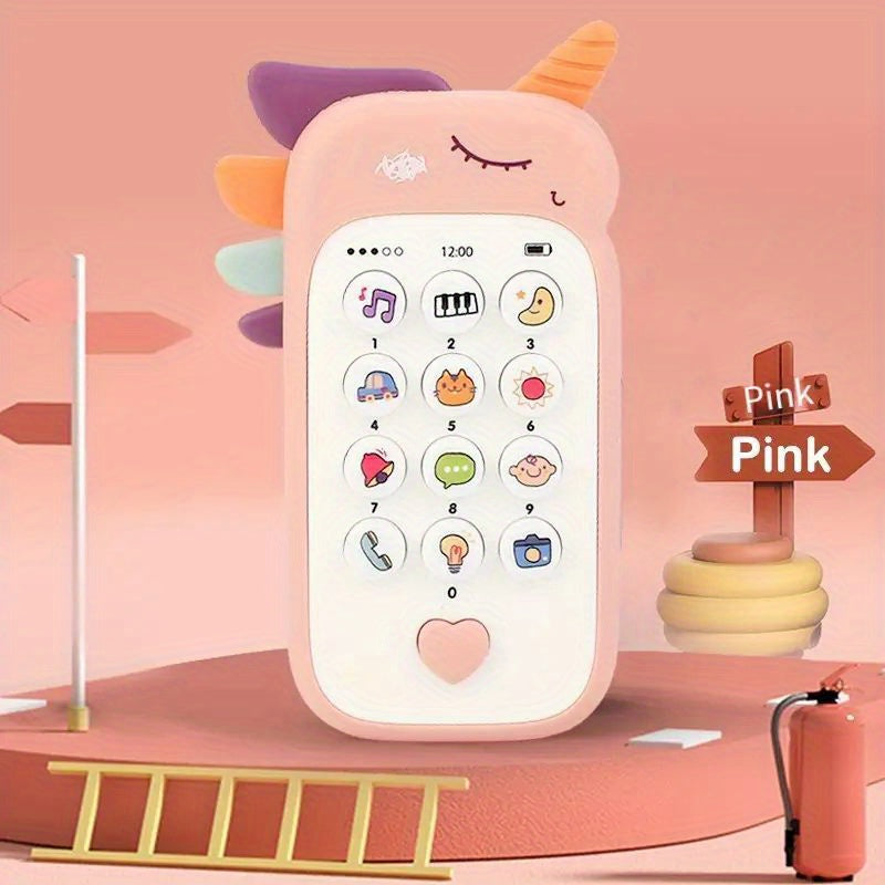 Children's toys that are a multifunctional early education puzzle, music mobile phone, and story machine all in one.