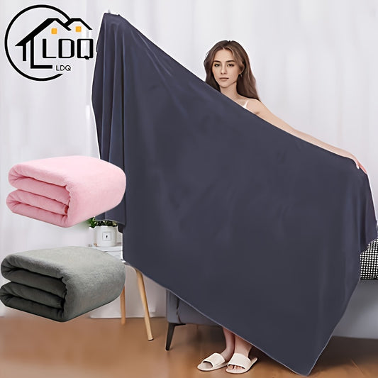 LDQ Oversized Bath Towel for Home or Hotel use, Absorbent, Quick-drying, Super Soft and Skin-friendly.