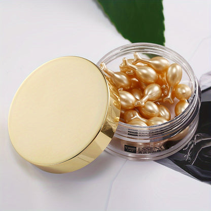 Vitamin E moisturizing essence capsules for nourishing and hydrating skin.