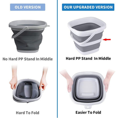 The Versatile 4.92 L Collapsible Bucket is designed for efficient cleaning in kitchens, bathrooms, outdoors, and more. With its space-saving and easy storage design, this bucket is perfect for a wide range of uses including the beach, car wash, and