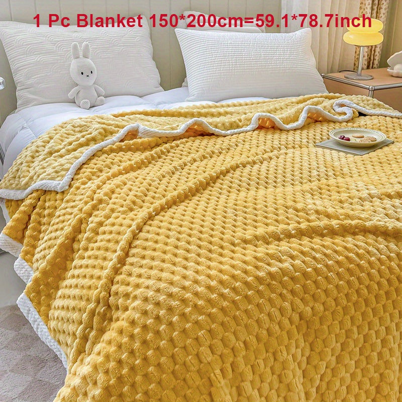 Soft and cozy fleece blanket for couch, sofa, office, bed, camping, and traveling. Perfect birthday or holiday gift for boys, girls, and adults. Great for home decor during the holidays.