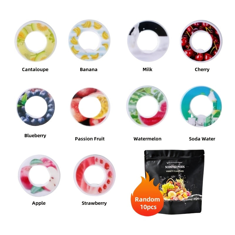 7 Fruit Flavour Pods Starter Set with Drinking Bottles, including Sports Water Bottle and scented flavour pods, a best seller.