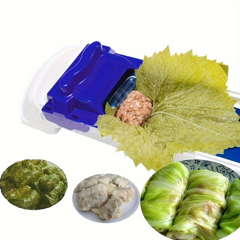 Oson Ovqat Tayyorlash Uchun Oshxona Asbobi: Stuffed Grape Leaves va Go'sht Aylanma Mashinasi - Dolma va Sushi Aylantirish Vositasi, 1 dona