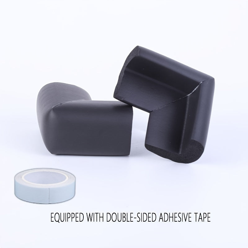 Soft and phthalate-free nitrile foam edge protectors designed for youngsters, offering extra thickness and an L-shaped design for maximum safety on tables and coffee tables.