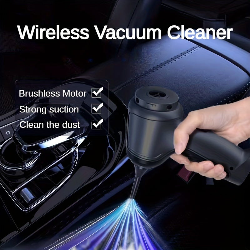 This computer vacuum cleaner efficiently removes dust and other debris from computer parts, small crevices, and household or car items. Its compact size makes it portable and convenient for