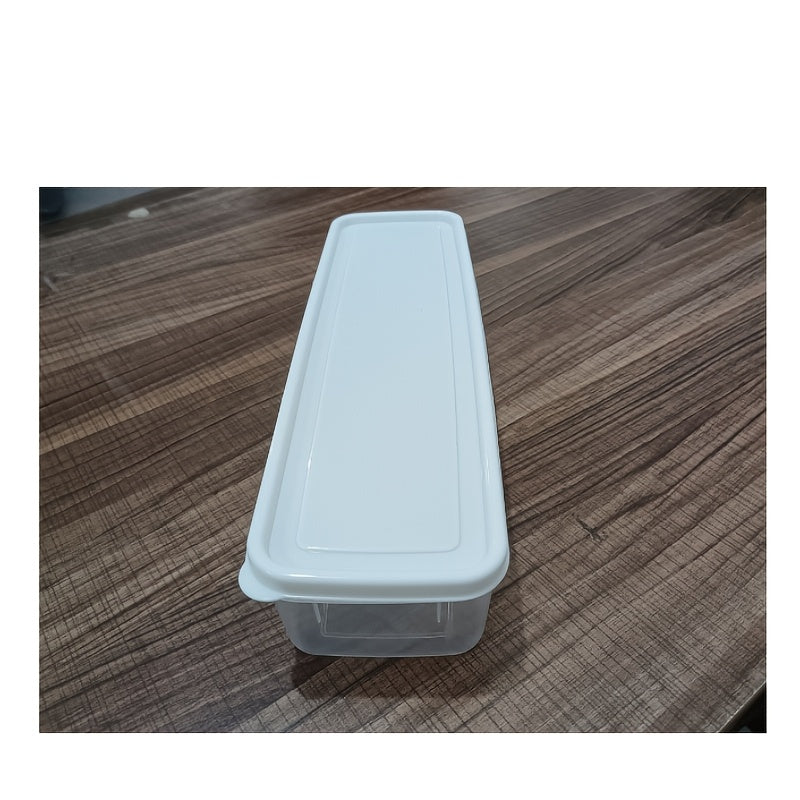 Rectangular Noodle Storage Box with Lid – Keep Your Fresh Ingredients Fresh! A Reusable Plastic Container Perfect for Refrigerator Storage, Ideal for Organizing Various Grains in Your Kitchen. Featuring a Hanging Sealed Design for Added Convenience.