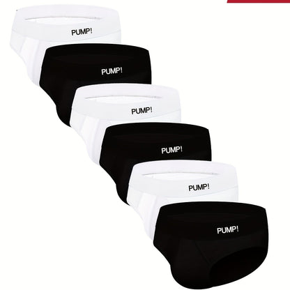 Men's Cotton Color Block Briefs available in 3pcs, 4pcs, and 6pcs in smaller sizes, designed for teens.