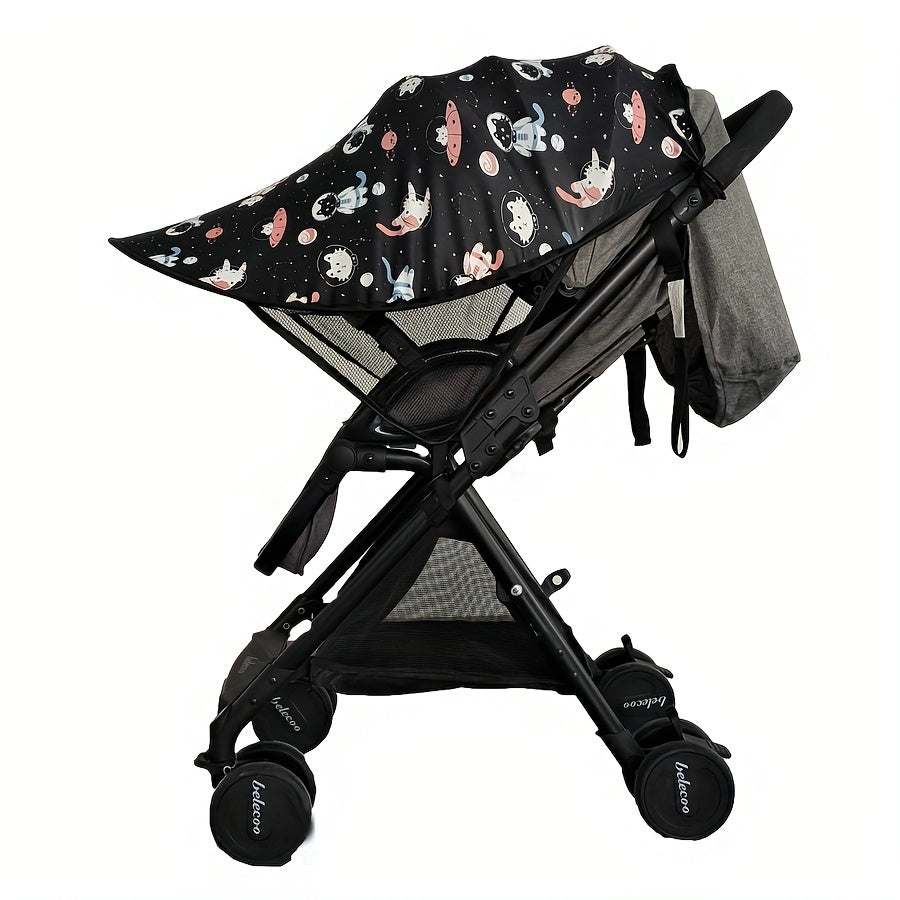 Keep your baby safe and comfortable with our sunshade canopy for strollers. Protect against harmful UV rays and provide shade on sunny days. Our baby umbrella is also great for keeping your little one dry and protected from wind and rain. This universal